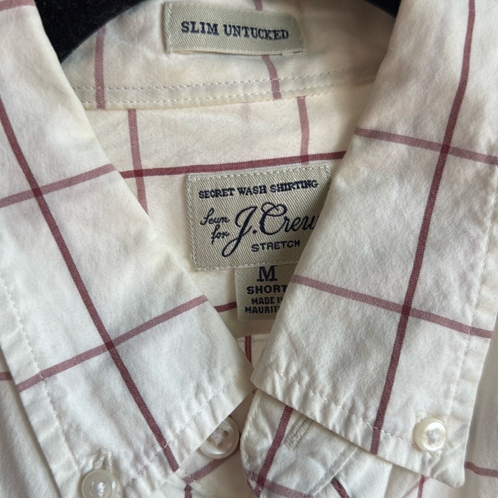 Jcrew slim untucked dress shirt